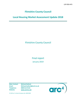 LDP-EBD-HP3 Local Housing Market Assessment Update