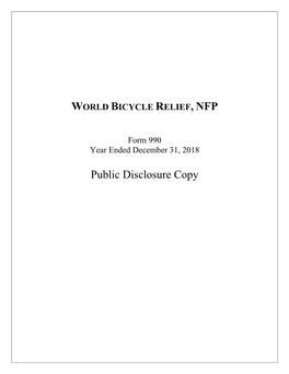 Public Disclosure Copy