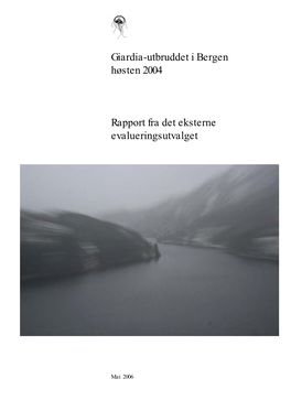 Giardia-Utbruddet I Bergen Høsten 2004. Rapport Fra Det