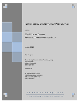 2040 Placer County Regional Transportation Plan