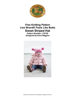 Free Knitting Pattern Lion Brand® Feels Like Butta