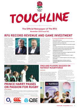 Rfu Record Revenue and Game Investment Prince
