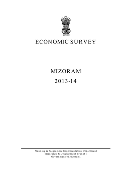 Economic Survey Mizoram 2013-14