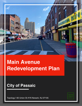 Main Avenue Redevelopment Plan
