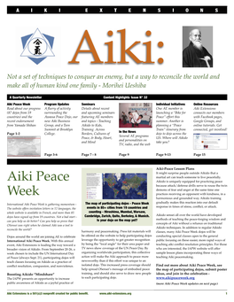 Aiki Peace Week