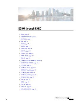 ECHO Through EXEC
