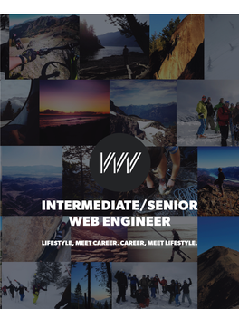 Intermediate/Senior Web Engineer