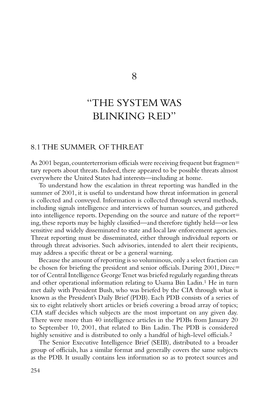 THE 9/11 COMMISSION REPORT That a Phone Call to a U.S