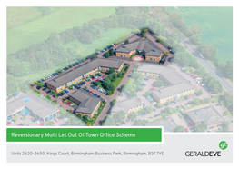 Reversionary Multi Let out of Town Office Scheme