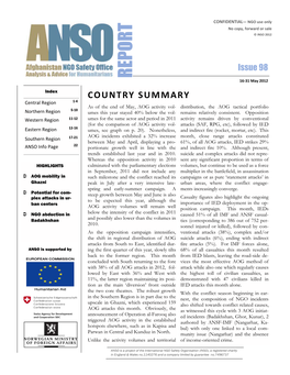 THE ANSO REPORT Page 1