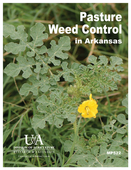 Pasture Weed Control in Arkansas