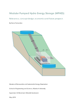Modular Pumped Hydro Energy Storage (MPHES)