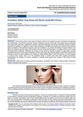 Cosmetics' Safety