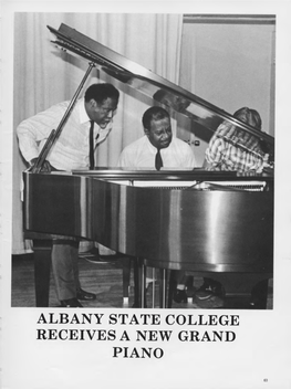 Albany State College Receives a New Grand Piano