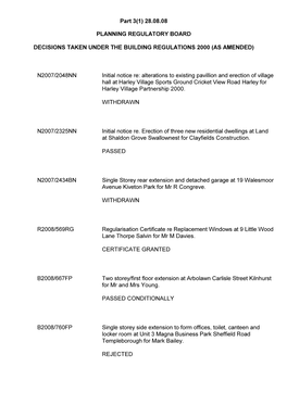 Part 3(1) 28.08.08 PLANNING REGULATORY BOARD