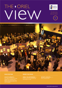 Oriel View – Spring 2016