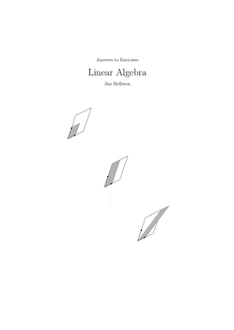 Linear Algebra Jim Hefferon