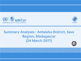 UNOSAT Training Activities