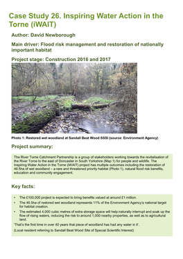 Case Study 26. Inspiring Water Action in the Torne (Iwait)