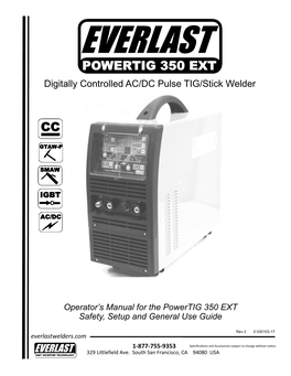 Powertig 350 Ext Cc