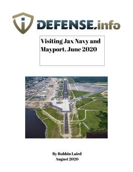 Visiting Jax Navy and Mayport, June 2020