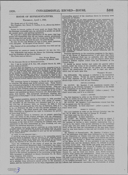 ·1920. Congressional Record-House. 5101