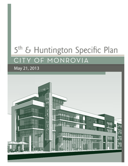 5Th & Huntington Specific Plan
