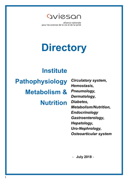 The First Part of This Inventory Deals About the State of the Research In