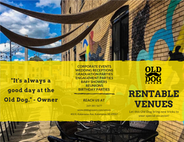 Old Dog Tavern Venue Rentals