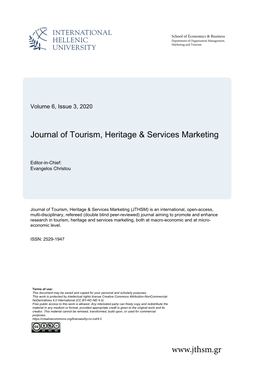 Hereas the Accuracy Levels of Models a Significant Impact on Restaurant Performance and That C Copyrigh T © 200 © 2020 Authors