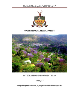 Umjindi Local Municipality 2016/17