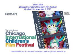 32Nd Annual Chicago International Children's Film