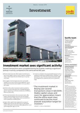 Investment Savills Research