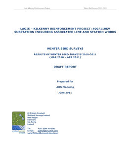 Assessment of Peatland Habitats and Vegetation At