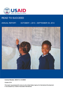 USAID ZAMBIA READ to SUCCEED PROJECT (Contract No