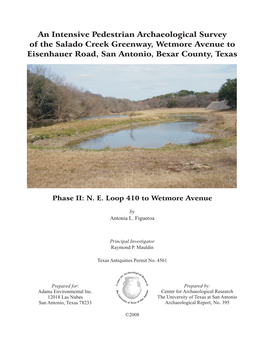 AR395 Salado Creek Phase II.Indd