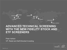 Recognia Overview 3 What Is Technical Analysis?