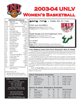 12-21-03 USF Notes.Pmd