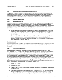 3.2 Geological, Paleontological, and Mineral Resources the Proposed