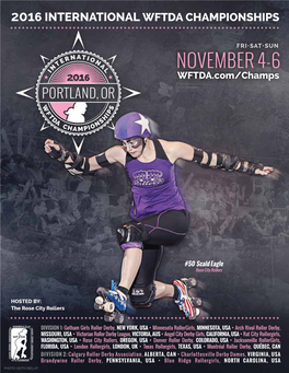 2016 International WFTDA Championships Digital Program