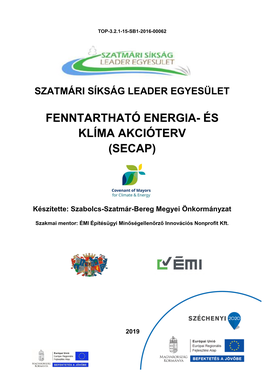 Fenntartható Energia- És Klíma Akcióterv (Secap)