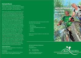 Mountainbike Routen Mountainbike