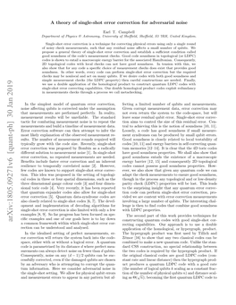 Arxiv:1805.09271V6 [Quant-Ph] 30 Jan 2019