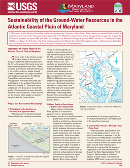 Importance of Ground Water in the Atlantic Coastal Plain of Maryland