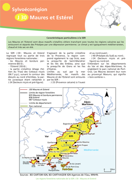 Sylvoécorégion J 30 Maures Et Estérel