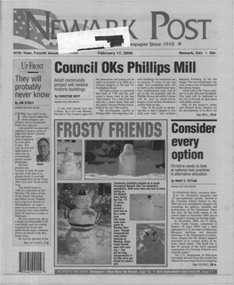 Council Oks Phillips Mill