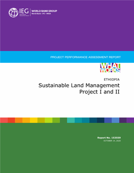 Ethiopia: Sustainable Land Management Project I and II (PPAR)