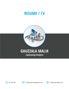 Ghuzzala Malik Resume / Cv