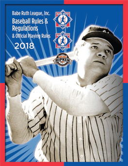 BRL 2018 Baseball Rules and Regulations Ebook