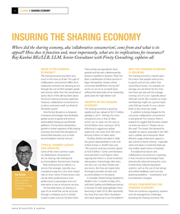 Insuring the Sharing Economy